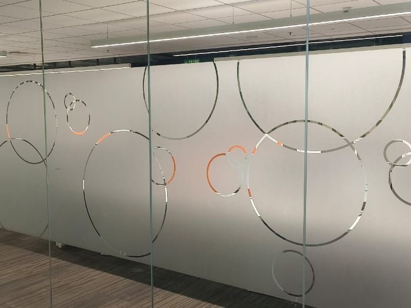 Circle Manifestation Detail — commercial office fit-out by MS Interior, Hyderabad